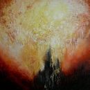 le champignon nucléaire, tableau Danielle Pierquet