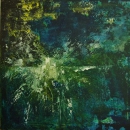 « travail sur l'eau », tableau Danielle Pierquet